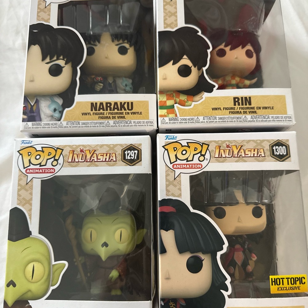Funko Pop! Inuyasha Figures - Naraku, Rin, and More